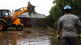 Intensas lluvias en Montevideo dejaron inundaciones y a más de 10.000 personas sin luz
