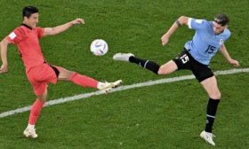Los palos le negaron la victoria a Uruguay en el debut contra Corea del Sur