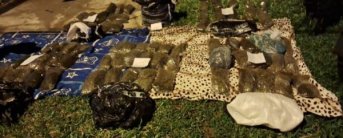 Evadió un control policial en el acceso a Corrientes: Trasladaba casi 60 kilos de cogollos de marihuana