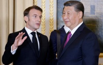 Xi Jinping y Emmanuel Macron se unieron para una 