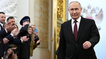 Vladimir Putin asumió su quinto mandato con un mensaje sobre la guerra con Ucrania